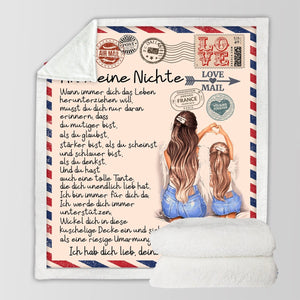 "An meine Nichte" Decke - Postkarte - Gift of Giving DE