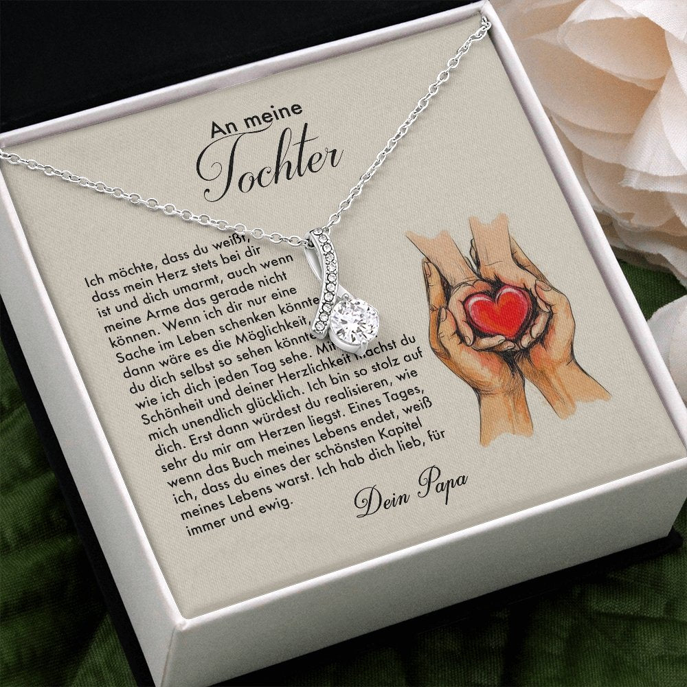 "An meine Tochter" Halskette - Hand in Hand - Gift of Giving DE