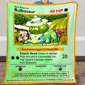 Basis Pokémon "Bulbasaur" Decke - Saat Pokémon - Gift of Giving DE