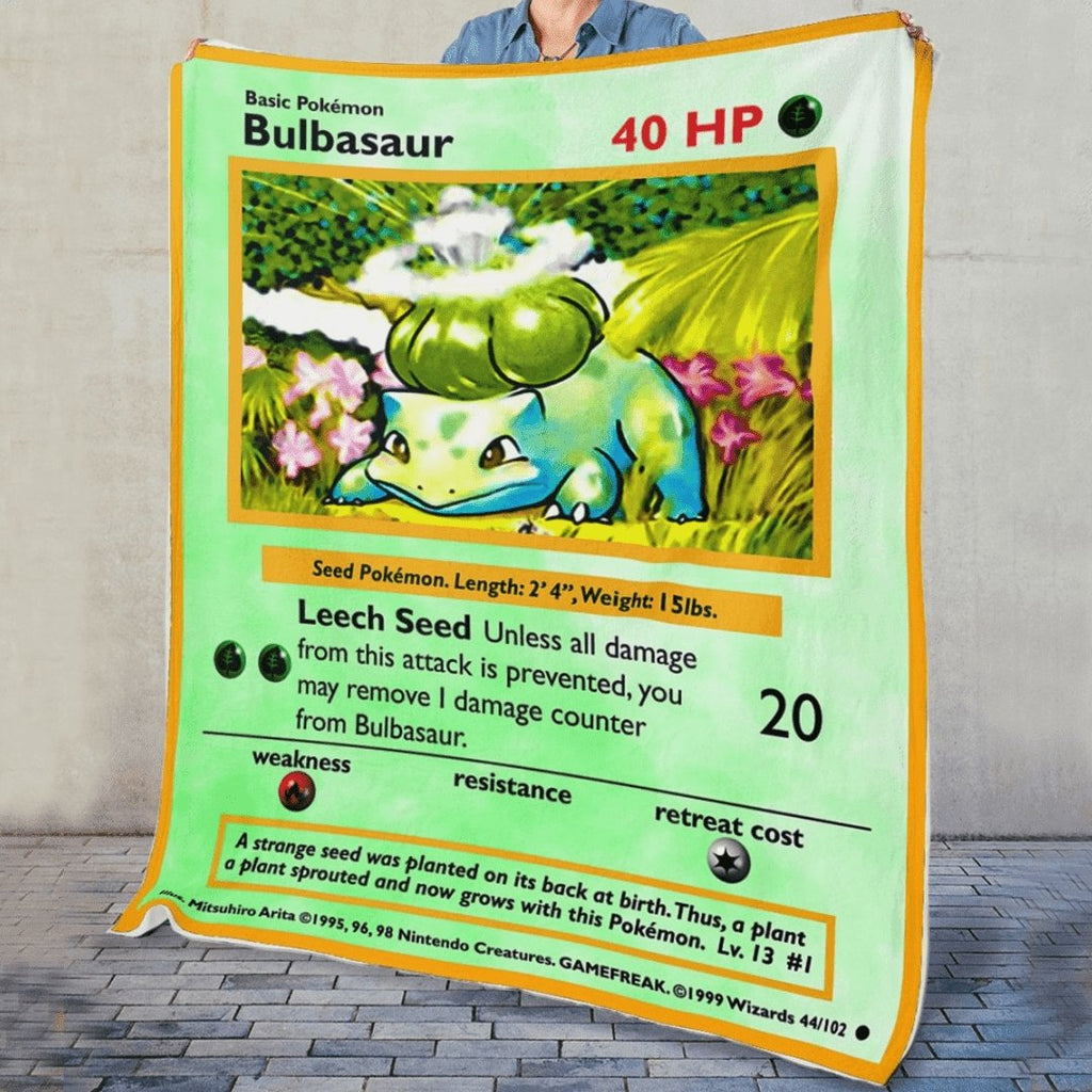 Basis Pokémon "Bulbasaur" Decke - Saat Pokémon - Gift of Giving DE
