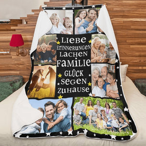Individuelle Familienfoto-Decke - Gift of Giving DE