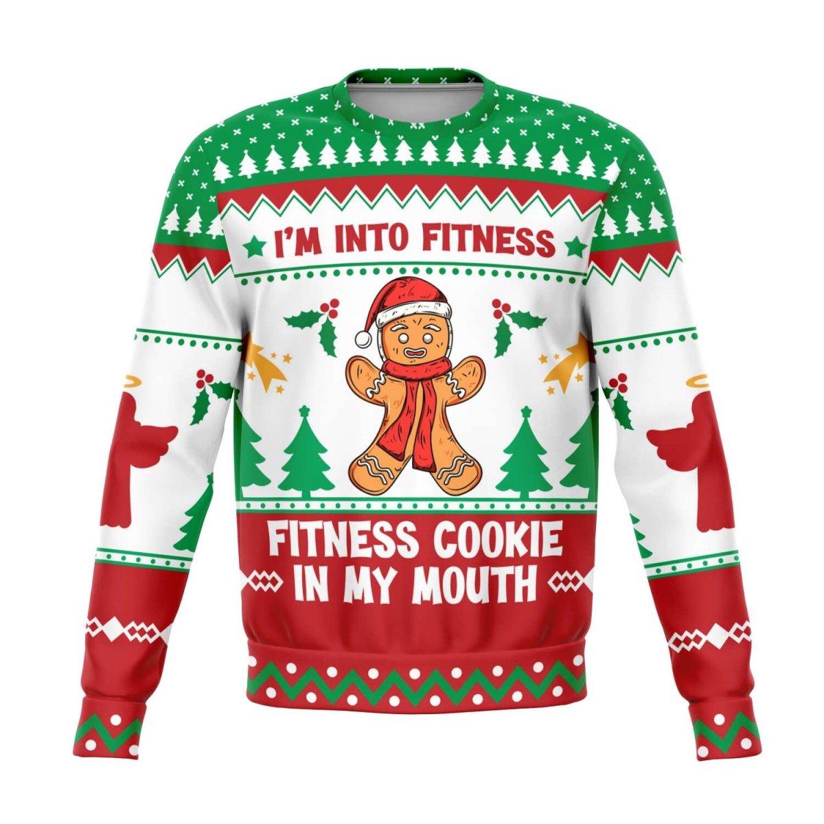 Weihnachtspullover - "Fitness Cookie" - Gift of Giving DE