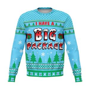 Weihnachtspullover - "I have a big package" - Gift of Giving DE
